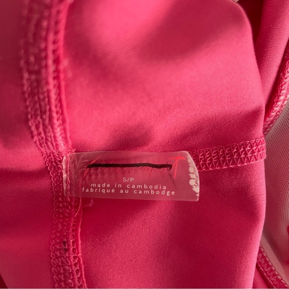 New! FP Movement Free People back it up onesie jumpsuit Pink romper 37774 - Picture 9 of 16